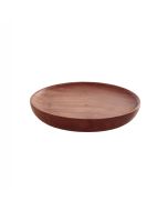 Grehom Wooden Plate - Round; 16 cm dish