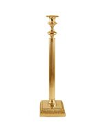 Grehom Candlestick - Golden Fountain;  39 cm Brass Candle Holder
