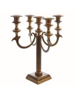 Grehom 5 Arm Candelabra - Old English Fountain; 30 cm Candle Holder