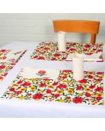 Grehom Placemats (Set of 2) - Blossom; Cotton Tablemats