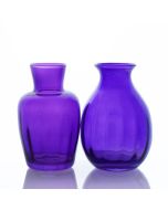 Grehom Recycled Glass Bud Vase - Duo (Lilac)