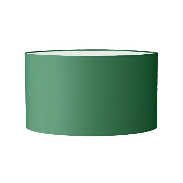Grehom Lampshade- Drum (Bottle Green); Tapered Shade 25cm
