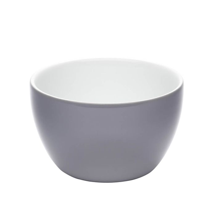 Kahla Porcelain Chip & Dip Bowl - Grey; 10 cm