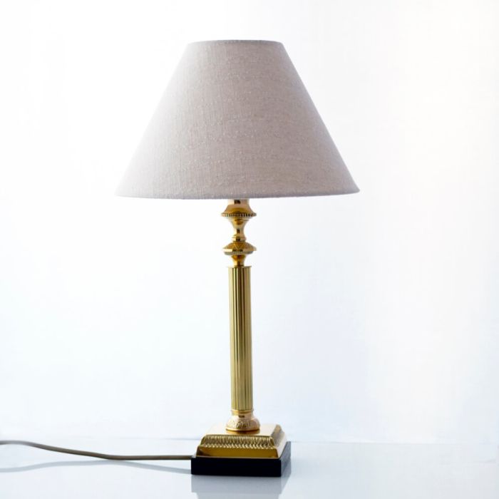 Grehom Table Lamp Base - Fountain (Golden); 33 cm Tall
