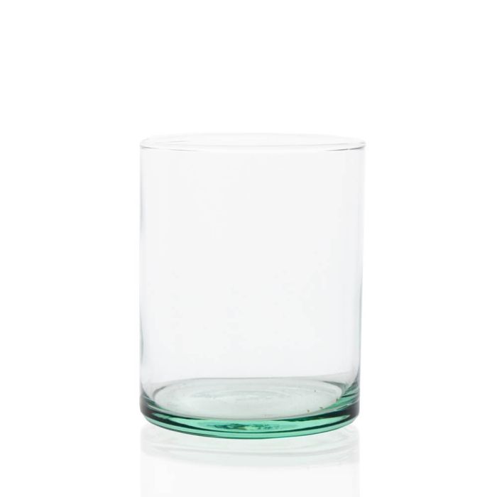 Grehom Recycled Glass Hurricane Lamp (12 cm) - Short