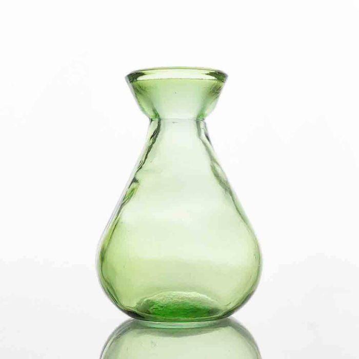 Grehom Recycled Glass Bud Vase - Classic (Green); 10 Cm Vase