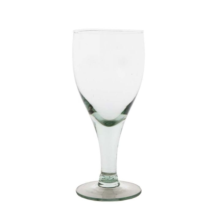 Grehom Recycled Glass Wine Glasses Large (Set of 6) - Nice & Simple (375ml)