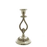 Grehom Candlestick - Antique Silver