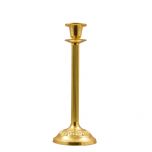Grehom Candlestick - Gothic (Golden); 24 cm Candle Holder