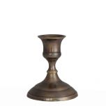 Grehom Brass Candlestick - Nice & Simple (Old English); 8 cm Candle Holder