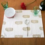 Grehom Placemats (Set of 2) - Paisley; Cotton Tablemats