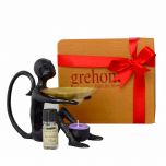 Grehom Oil Burner Gift Boxed Set - Monkey