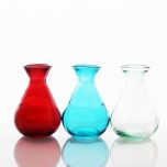 Grehom Recycled Glass Bud Vase (Set of 3) - Classic; 10 cm Vase (Trio)