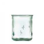 Grehom Recycled Glass Tealight Holder- Bee 