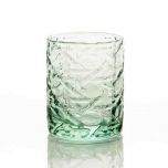 Grehom Recycled Glass Tumbler- Lattice (500ml); Double Old-Fashioned Glass