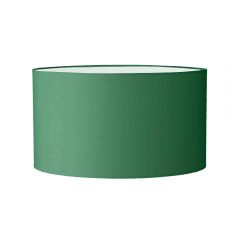 Grehom Lampshade - Drum (Bottle Green); Fabric Lamp Shade
