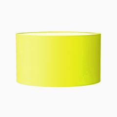 Grehom Lampshade - Drum (Yellow); Fabric Lamp Shade