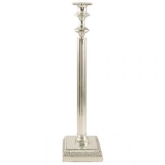 Grehom Candlestick -Silver Fountain;  39 cm Brass Candle Holder