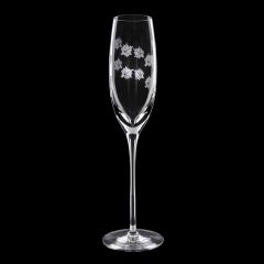 Grehom Crystal Champagne Glass - Maple Leaf (200ml)