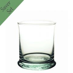 Grehom Recycled Glass Tumbler (350 ml)- Nice & Simple (Set of 6)