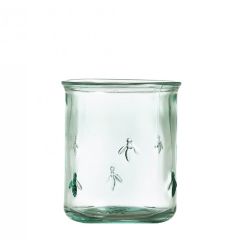 Grehom Recycled Glass Tealight Holder- Bee 