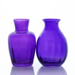 Grehom Recycled Glass Bud Vase - Duo (Lilac)