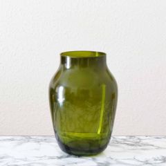 Grehom Recycled Glass Vase Natura Green