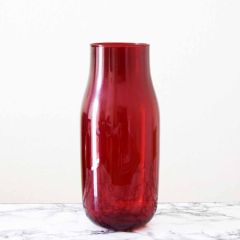 Grehom Recycled Glass Vase Natura Red