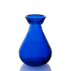 Grehom Recycled Glass Bud Vase - Classic (Cobalt Blue);10 cm Vase