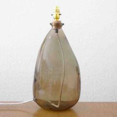Grehom Table Lamp Base; 42 cm Recycled Glass Table Lamp Base