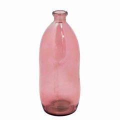 Grehom Recycled Glass Vase- Curvy (Blush); 35 cm Vase