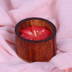 Grehom Candle - Green Frangipani in Bamboo Casing
