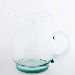 Grehom Recycled Glass Jug - Pot Belly; Small (Seconds)
