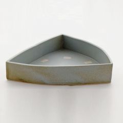 Grehom Handmade Stoneware Pottery - Sea Green Vessel