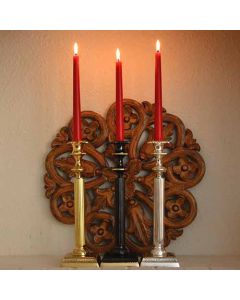 Grehom Brass Candlestick - Fountain; 28 cm Candle Holder