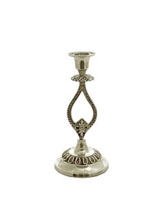 Grehom Candlestick - Antique Silver