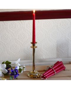 Grehom Candlestick - Gothic (Golden); 24 cm Candle Holder