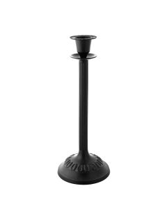 Grehom Candlestick - Gothic  (Black); 24 cm Candle Holder