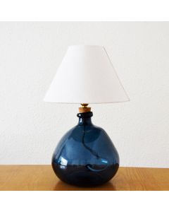 Grehom Table Lamp Base- 32 cm Recycled Glass Table Lamp Base