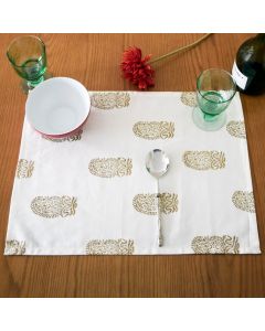 Grehom Placemats (Set of 2) - Paisley; Cotton Tablemats
