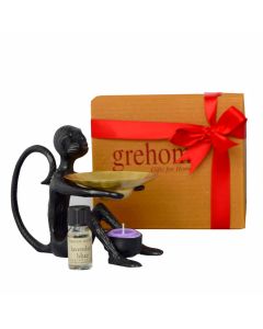 Grehom Oil Burner Gift Boxed Set - Monkey