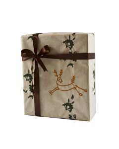 Grehom Gift Wrapping Paper - Holly Deer (Set of 2)