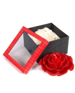 Grehom Candle - Glisten Red Rose; Gift Boxed
