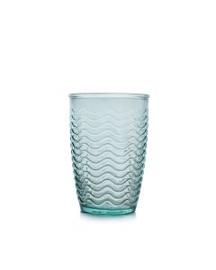 Grehom Recycled Glass Tumblers (Set of 2)- Waves (360ml)