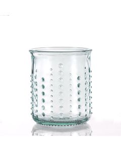 Grehom Recycled Glass Tumblers (Set of 2) -Dots