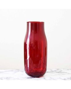Grehom Recycled Glass Vase Natura Red