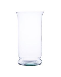 Grehom Recycled Glass Hurricane Lamp (40 cm) - Straight & Tall (Clear)