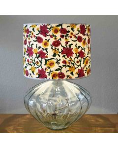 Grehom Lamp Shade - Blossom; Hand Printed Pendant Shade