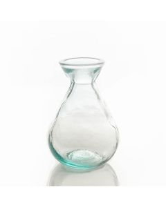 Grehom Recycled Glass Bud Vase - Classic (Natural); 10 Cm Vase