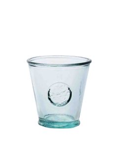 Grehom Recycled Glass Tumblers (Set of 2) - Authentic (Clear); 250ml Tumbler
